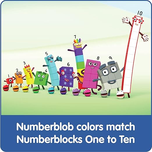 hand2mind Numberblocks Numberblob Counting Set, Math Counters, Educational Math Manipulatives, Numbers for Toddlers, Preschool Learning Toys, Counting Manipulatives for Kindergarten