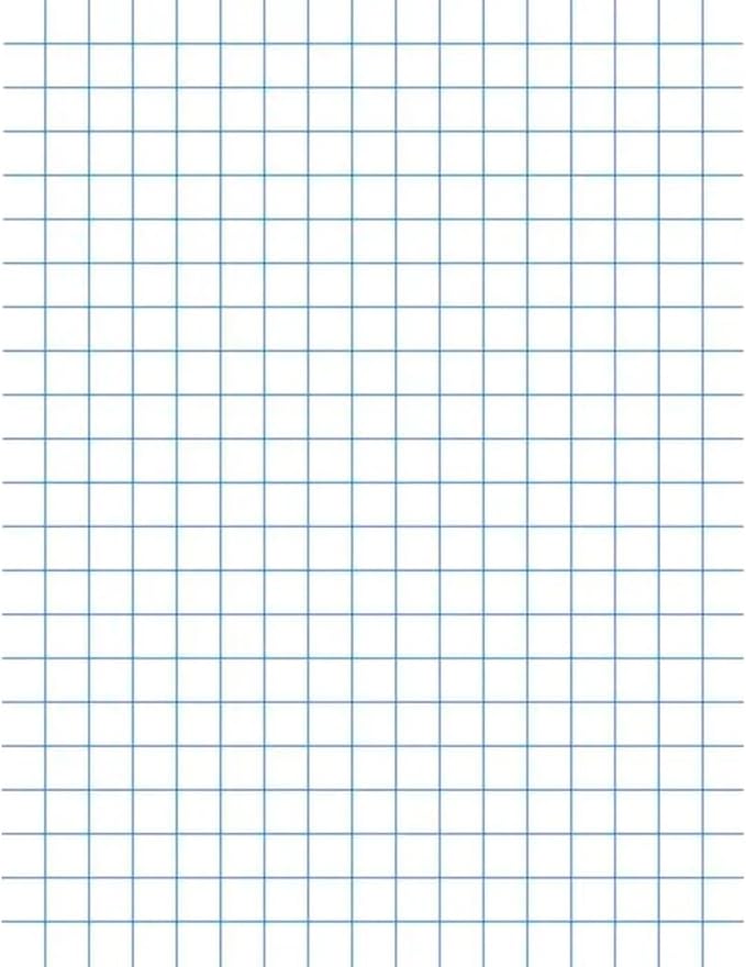 School Smart Graph Paper, 1/4 Inch Rule, 9 x 12 Inches, White, Pack of 500