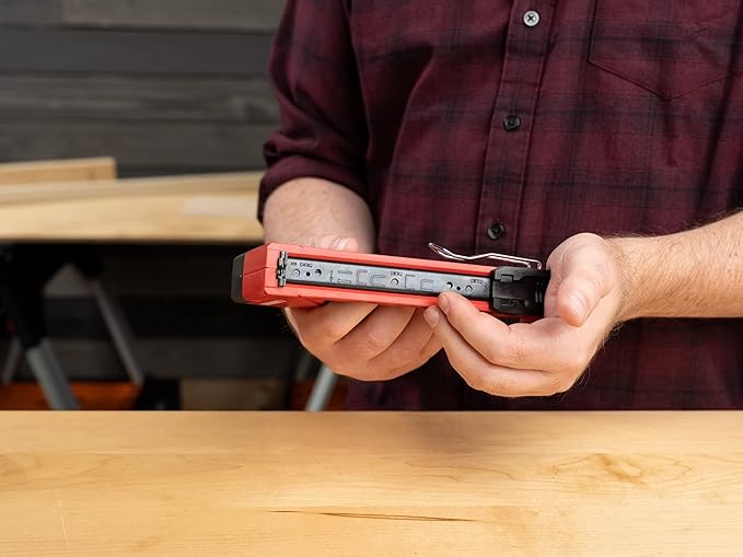 Arrow T501 5-in-1 Manual Staple and Nail Gun, Wire Stapler, and Brad Nailer for Wood, Upholstery, Construction, Insulation, Crafts, Fencing, and Cable, Black/Red