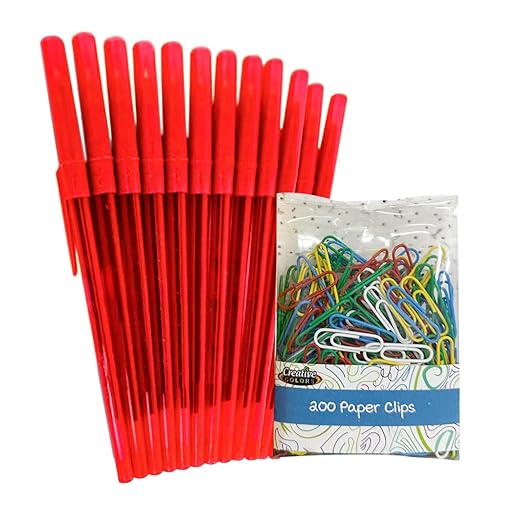 School Supply Boxes | Teacher Bundle (1 Box) | Back to School Essentials Kit Designed for Teachers | Includes Pencils, Red Pens, Dry Erase Markers, Sticky Notes, Paper Clips & More