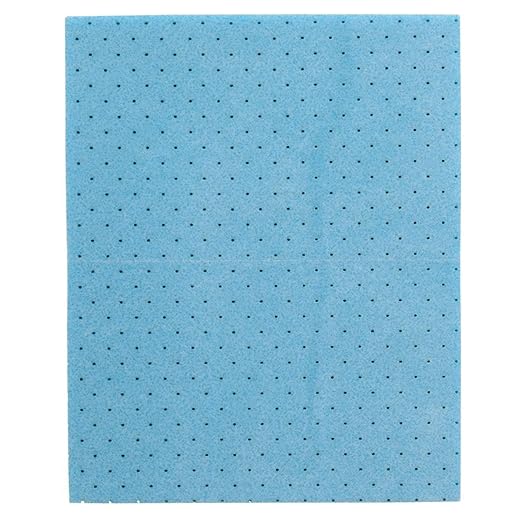 3M Hookit™ Flexible Foam Abrasive Sheet, P1200, 5.5 in x 6.8 in (139 mm x 172 mm), 10 Sheets/Carton, 6 Cartons/Case