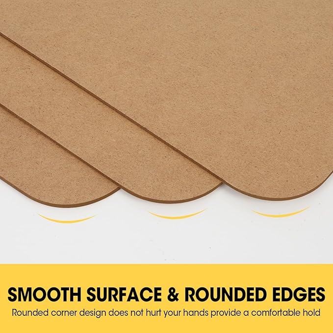 24 Pack Clipboards Bulk, Clip Boards 8.5x11 Standard Letter Size, Clipboards for Classroom, Wooden Clipboard, Hardboard Office Clipboard, Classroom Supplies