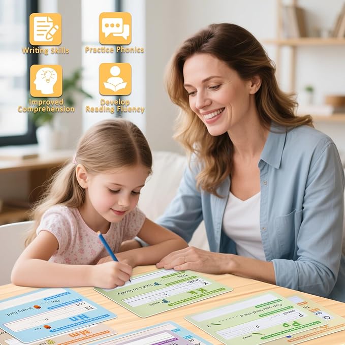 Alphabet & Number Practice Dry Erase Sheets A-Z Letters & Numbers 1-10 | Perfect for Preschool, Homeschool & Kindergarten
