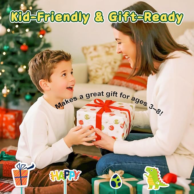 HOMESTEC Phonics Flash Cards with Talking Dino Reader Pen, Learn to Read for Kids Ages 3-6, Early Learning Educational Toy for Kindergarten, Homeschool & Speech Therapy