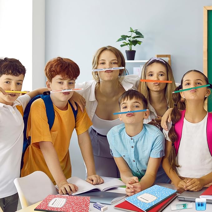 4 Set 2026 School Supplies Kit, 47 Pcs Per Set Back to School Supplies Primary Middle College Bundle Essential Stuff Bulk Pen Notebook Stationery for Kid Student Girl Teen Classroom Boy