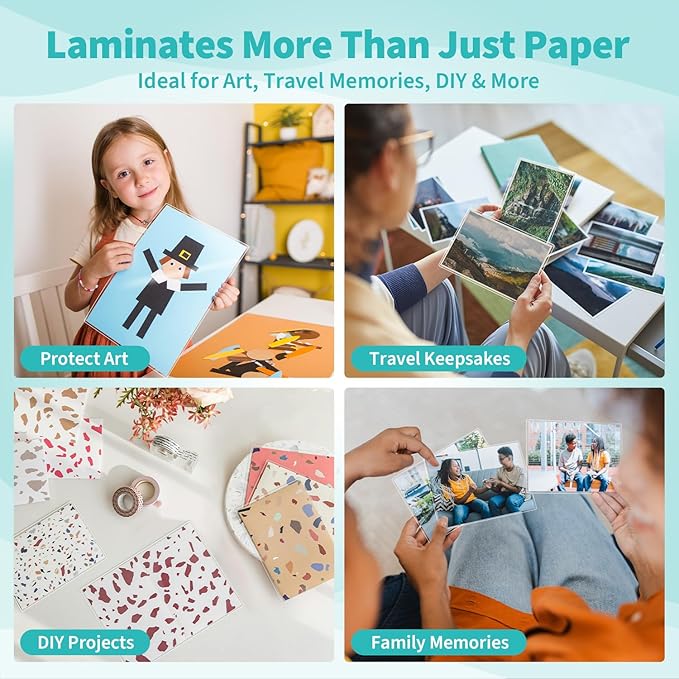 Binditek 200 Pack 3 Mil Thermal Laminating Pouches, 9x11.5 Inches Laminating Sheets, for Letter Size, Ultra Clear, Glossy, Hold 8.5x11 Inches, Heat Seal, School Office Supplies