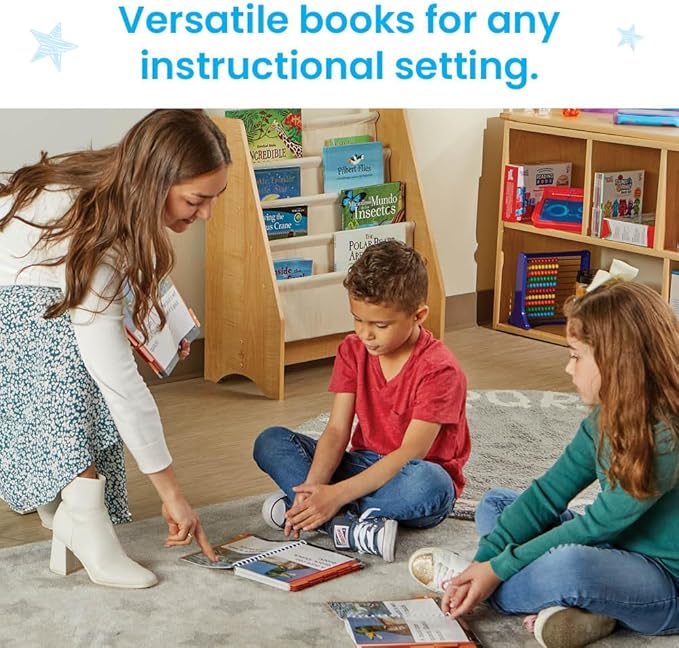 hand2mind Guided Phonics + Beyond Decodable Books Unit 2, CVC Books for Beginning Readers, Science of Reading Classroom Materials, Learn to Read Leveled Readers, Preschool Curriculum for Teachers
