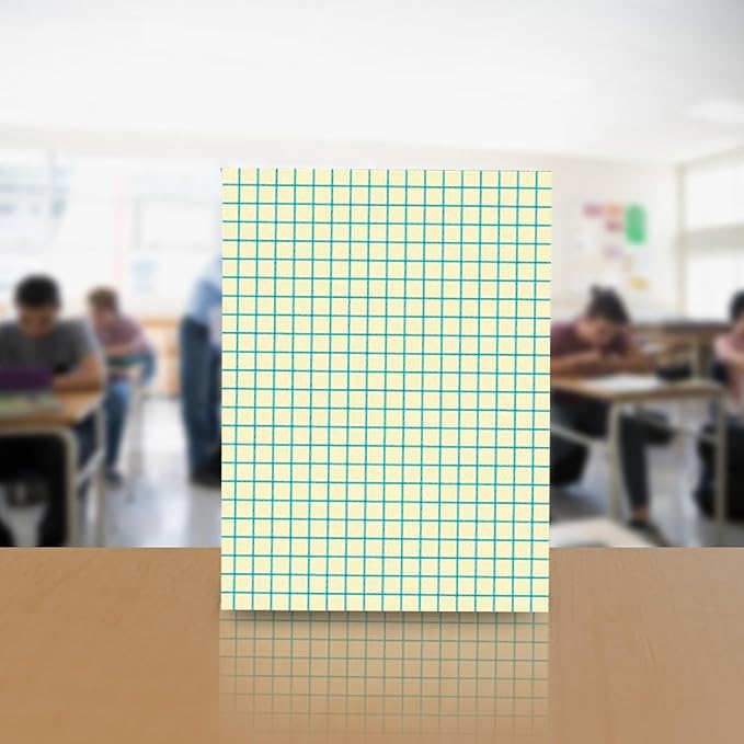 School Smart Graph Paper, 1/2 Inch Rule, 9 x 12 Inches, Manila, Pack of 500