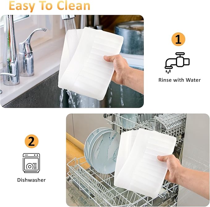 Sink Edge Protector with Suction Cup 4"x14", Silicone Sink Splash Guard for Kitchen & Bathroom, Protect Countertop from Scratches, Stains, for Stainless Steel Granite Quartz-Clear