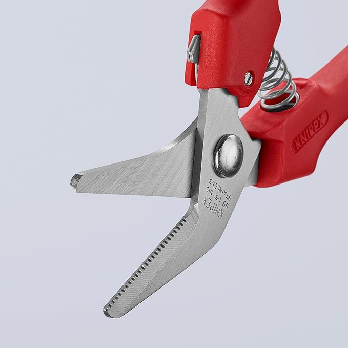 KNIPEX Tools 95 05 185, 7 1/4-Inch Combination Cutting Shears