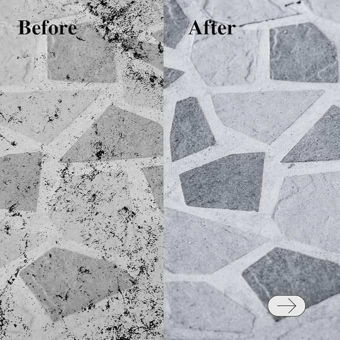 Hygea Natural Tough Action Tile & Grout Cleaner Duo - Deep Cleans Dirt & Scum, Conditions & Enhances Stone Color - Acid-Free & Residue-Free Formula (Ready to Use 24 oz, Pack of 3)