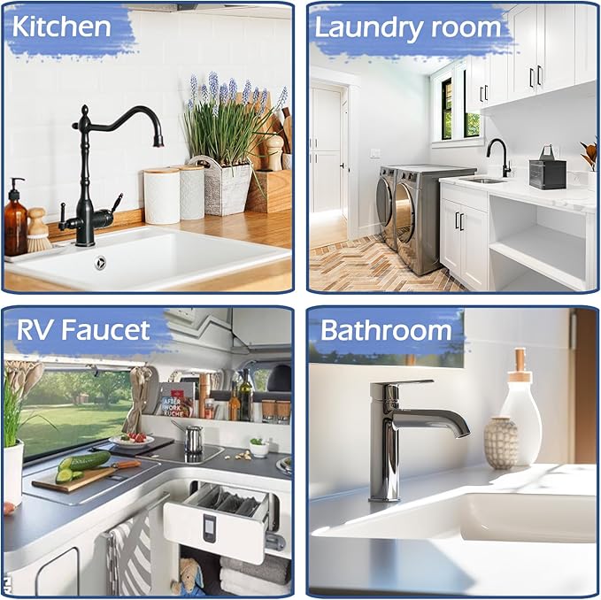 Kitchen Sink Splash Guard, Silicone Faucet Guard & Draining Mat, Bathroom and Kitchen Sink Organizer, Sink Faucet Mat Water Splash Guard Behind Faucet Accessories Gadgets, 14.2” x 5.1”, White
