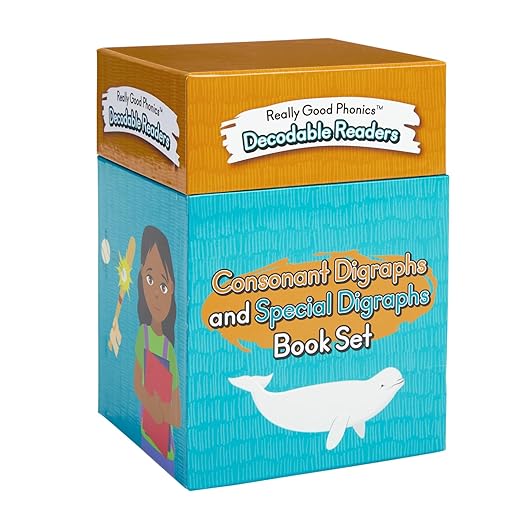 Really Good Phonics- Decodable Readers - Consonant Digraphs and Special Digraphs Book Set - Educational Toys, Reading Games for Kids, Learning Activities, Homeschool & Classroom Must Haves