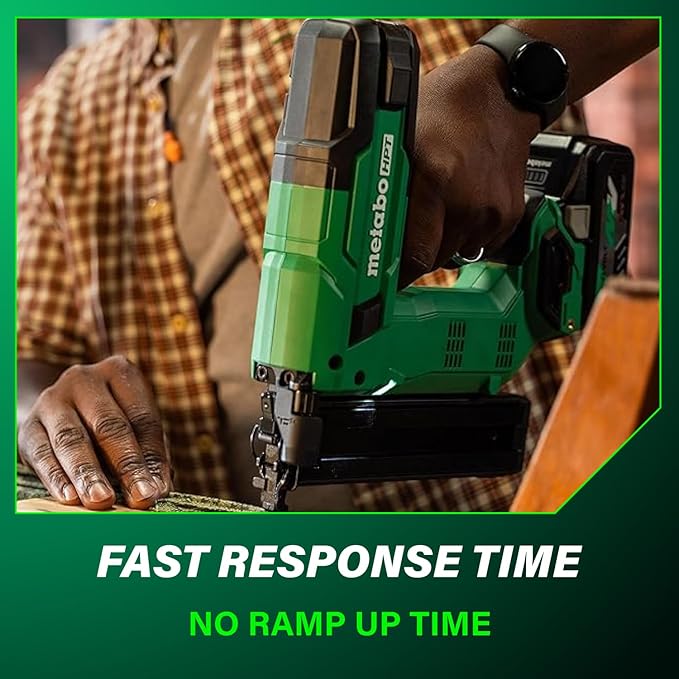 Metabo HPT 18V MultiVolt Cordless Narrow Crown Stapler Kit, 18 Gauge 1-1/2" Stapler with Power Tool 2.0Ah Lithium Ion Battery, Drives 1/2" to 1-1/2" Staples, 5-Year Warranty, N1804DB
