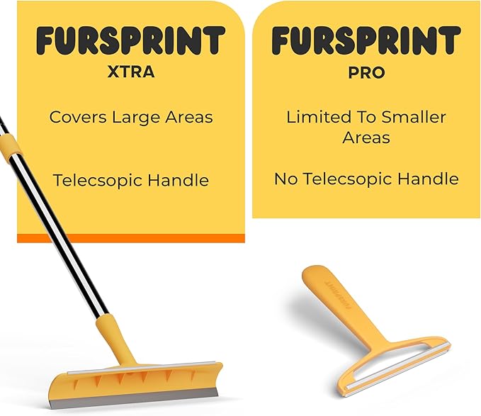 Carpet Rake for Pet Hair Removal – Reusable Cat & Dog Hair Remover Broom with Adjustable 60" Long Handle, Rug Rake Scraper for Carpet, Rugs, Mats, Upholstery & Couch Cleaning