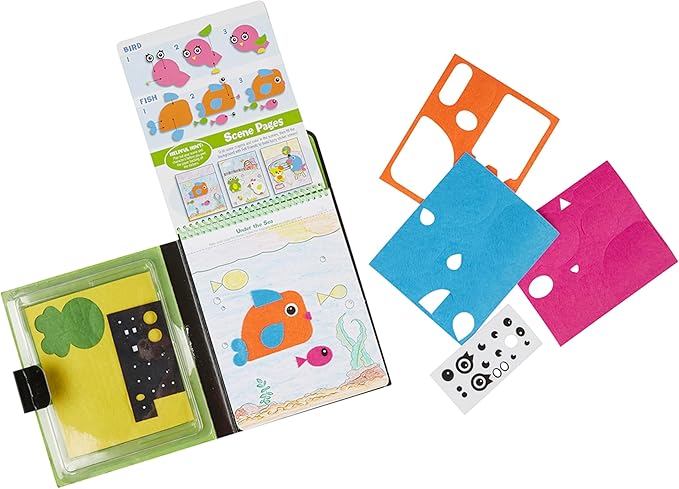 Melissa & Doug On The Go Felt Friends Craft Activity Set with 188 Felt Stickers - FSC Certified