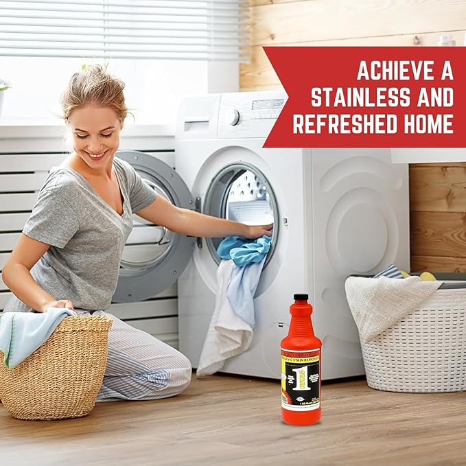 Pro's Choice Stain 1, Effective & Incredible Spot Remover for Fabric, Organic Stain Remover Laundry Cleaner, Grease & Spot Cleaner for Clothes, Use as Stain Treater Spray for Carpet & Couch, 2 Pack