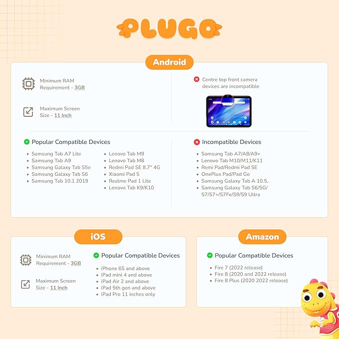 PlayShifu Math Games for Kids 5–7 – Plugo Count | STEM Learning Toy with Numbers & Operators | Fun Interactive Math Kit | Christmas Gift for Children