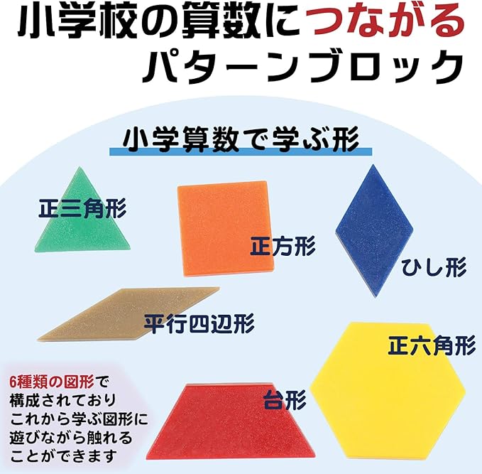 Learning Resources Plastic Pattern Blocks 250 Set - Classroom Must Haves, Math Teaching Tools, Homeschool Supplies, Math Manipulatives, 3+ Ages