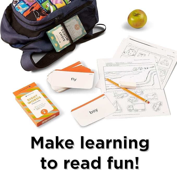 Award-Winning Pre-K Sight Words Flash Cards – 100+ Dolch & Fry High-Frequency Words – Learn to Read for Ages 3–5 – Preschool, Kindergarten, Homeschool & Classroom