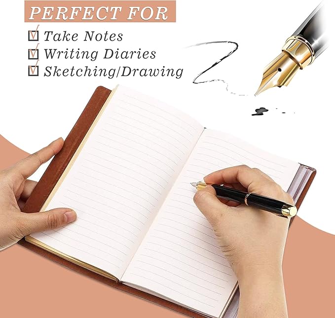 PRSTENLY Graduation Gifts Leather Journal, Graduation Gifts for Her Him 140 Page Refillable Journal, 2025 High School College Masters Degree Phd Nurse Graduation Gift Ideas for Women Men