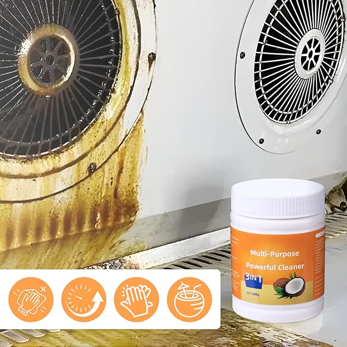 Multi-Purpose Powerful Cleaner for Kitchen, Heavy Kitchen Duty Degreaser, All-Purpose Cleaner Removes Stains on Microwave, Oven & Stove Top (260g)