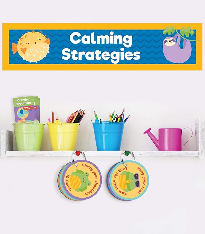 Carson Dellosa | Calming Strategies Instructional Set | 69pcs