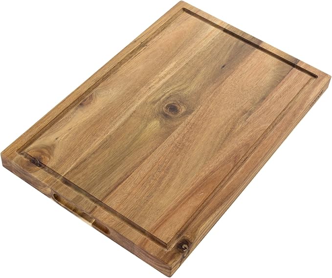 Kenmore Archer Wood Cutting Board, 18x12-inch, Acacia