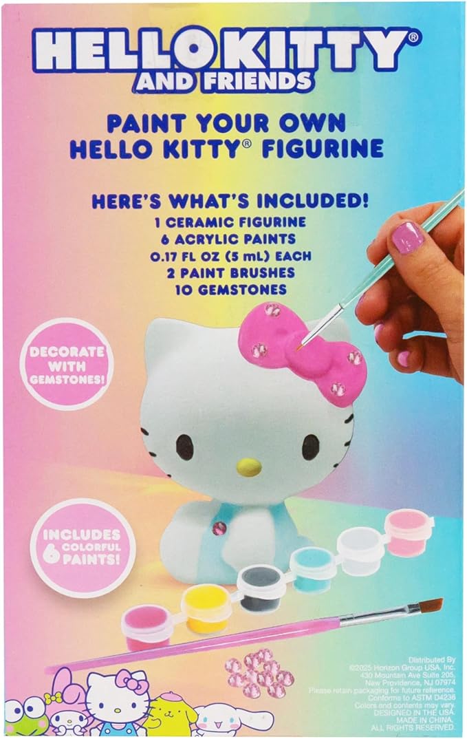 Hello Kitty® and Friends Paint Your Own Hello Kitty Figurine