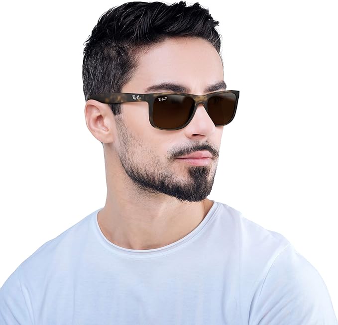 Ray-Ban RB4165 Justin Rectangular Sunglasses