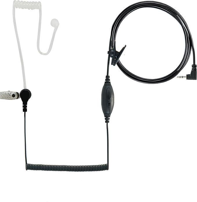 Cobra RX680 Waterproof Walkie Talkies (2-Pack) and Cobra GA-SV01 Surveillance Headset