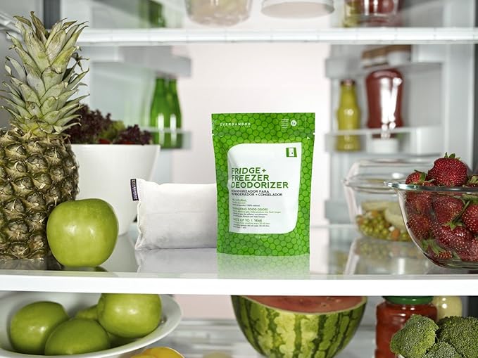 Ever Bamboo Fridge & Freezer Deodorizer w/Natural Bamboo Charcoal (2 Pack). Are your LEFTOVERS becoming LEFTODORS?