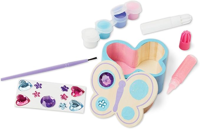 Melissa & Doug Created by Me! Butterfly Box Wooden Craft Kit