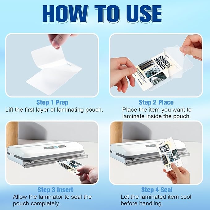 200 Pieces 10 Mil 2 1/2" x 4 1/4" Luggage Tag Laminating Pouches with Slot Hole Thermal Laminate Pouch Tags Kit Resealable for Work Permits Pass Cards Student ID Cards