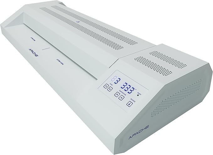 Apache Professional Laminator, Thermal Pouch, 25.5 Inch Max Width, 1.5-33 Mil, True Anti-Jam Technology, School & Office Lamination Machine, Variable Speed & Temperature, Fast Output, Robust Design