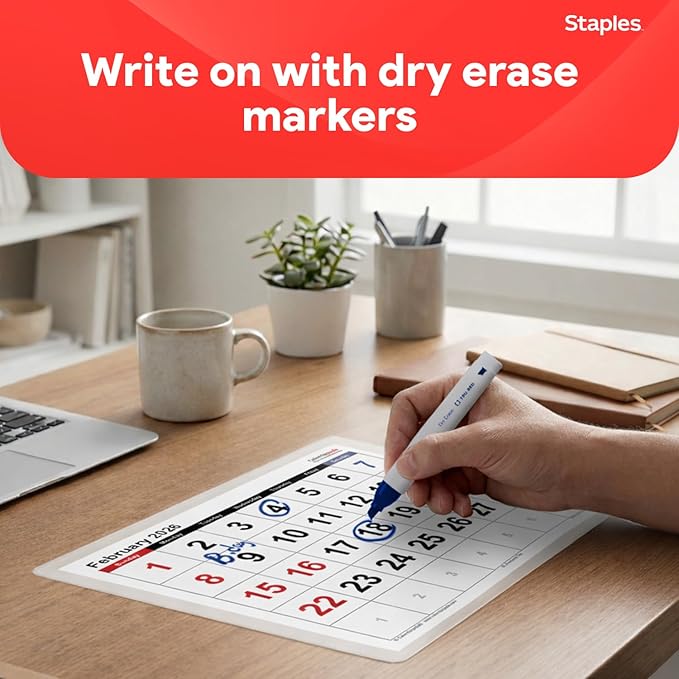 Staples Thermal Laminating Pouches, Letter Size, 9 x 11.5 Inches, 3 Mil, 100/Pack, for Office & School Use