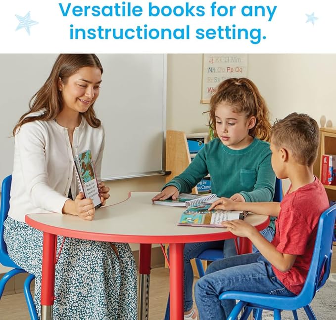 hand2mind Guided Phonics + Beyond Decodable Books Unit 6, Books for Beginning Readers, Science of Reading Classroom Materials, Learn to Read Leveled Readers, Preschool Curriculum for Teachers