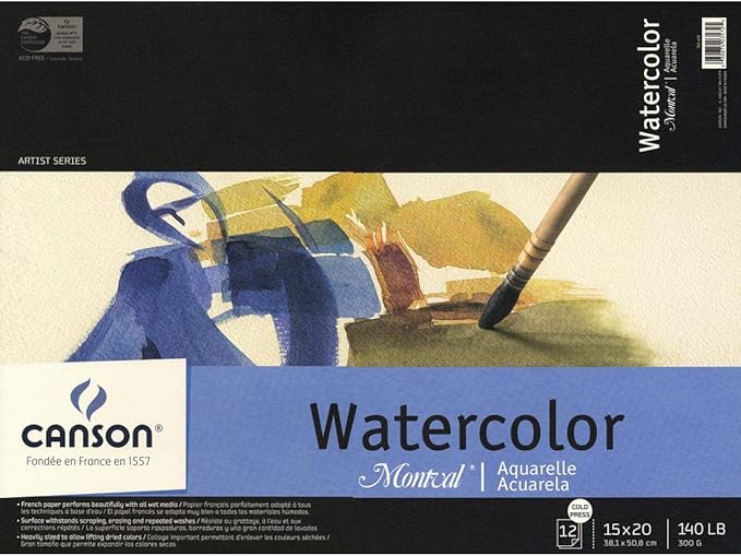 Sandylion Montval Watcol 15X20 12Sht 140lb Tape