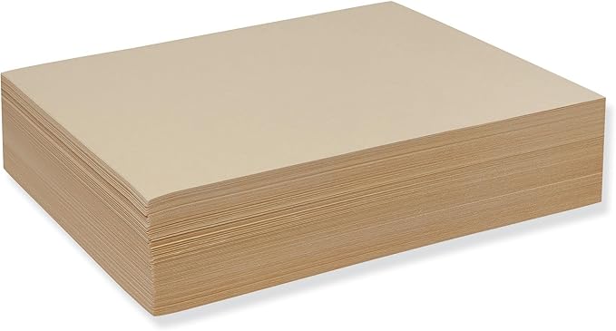 Pacon 004109 Cream Manila Drawing Paper, 50 lbs., 9 x 12, 500 Sheets/Pack (Pack of 8)