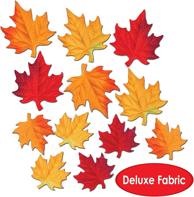Deluxe Fabric Autumn Leaves Cutouts