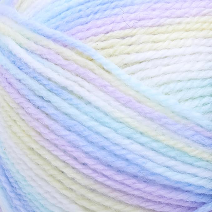 (1 Skein) Lion Brand Yarn Babysoft Baby Yarn Yarn, Pastel Print