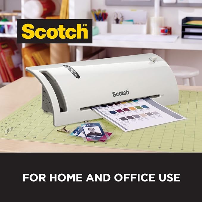 Scotch Thermal Laminator Machine, 5 Minute Warm-up, 9" Input, for Laminating Sheets Up to 5-Mil Thick