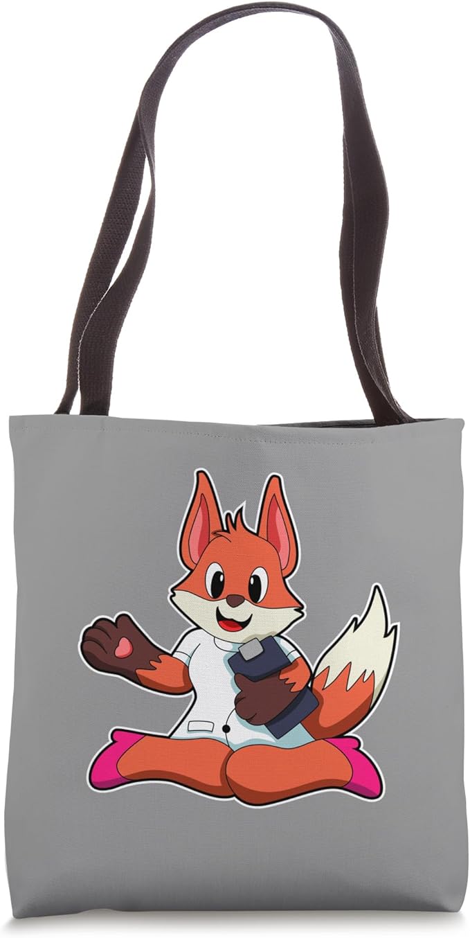 Fox Nurse Clipboard Tote Bag