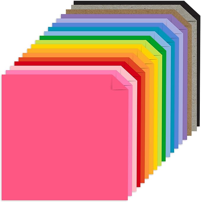Astrodesigns Cardstock, 12" x 12", 65 lb, 72 Sheets | 18-Color Assortment | Creative Collection | Pack of 2