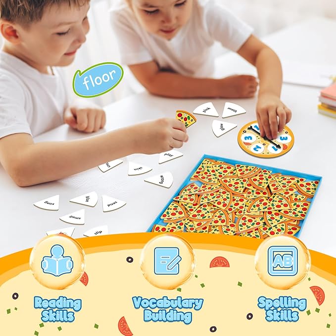 Blends Word Games: Phonics Flash Cards, Speech Therapy Toys for Toddlers & Kindergarten Preschool Learning Activities