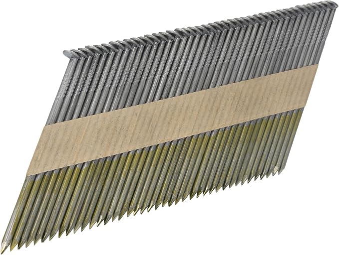 CRAFTSMAN Framing Nails Paper Collated Smooth 30 Degree, 3-1/4 inch x 0.12 inch and 3 in x 0.12 inch, 500 Qty Each (CMFH30PP)