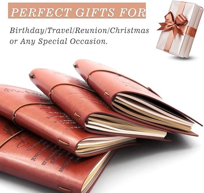 PRSTENLY Graduation Gifts Leather Journal, Graduation Gifts for Her Him 140 Page Refillable Journal, 2025 High School College Masters Degree Phd Nurse Graduation Gift Ideas for Women Men