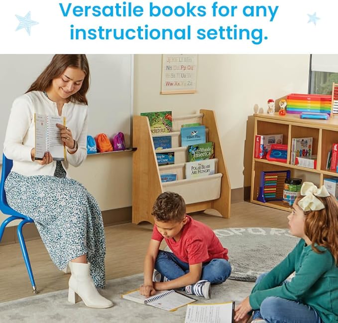 hand2mind Guided Phonics + Beyond Decodable Books Unit 3, Books for Beginning Readers, Science of Reading Classroom Materials, Learn to Read Leveled Readers, Preschool Curriculum for Teachers