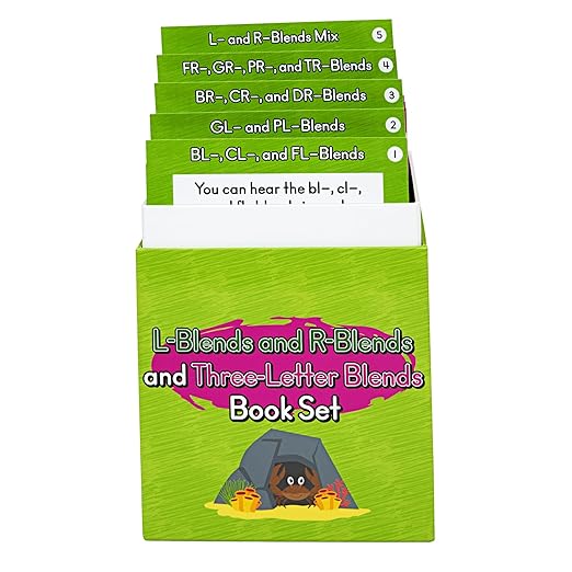 Really Good Phonics Decodable Readers - L- and R-Blends and Three-Letter Blends Book Set - Educational Toys, Reading Games for Kids, Learning Activities, Homeschool & Classroom Must Haves
