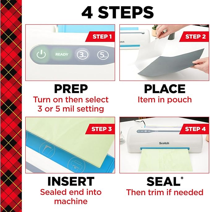 Scotch Thermal Laminating Pouches, 5 Mil Thick for Extra Protection, 2.32 x 3.70-Inches, Business Card Size, 100-Pack (TP5851-100)